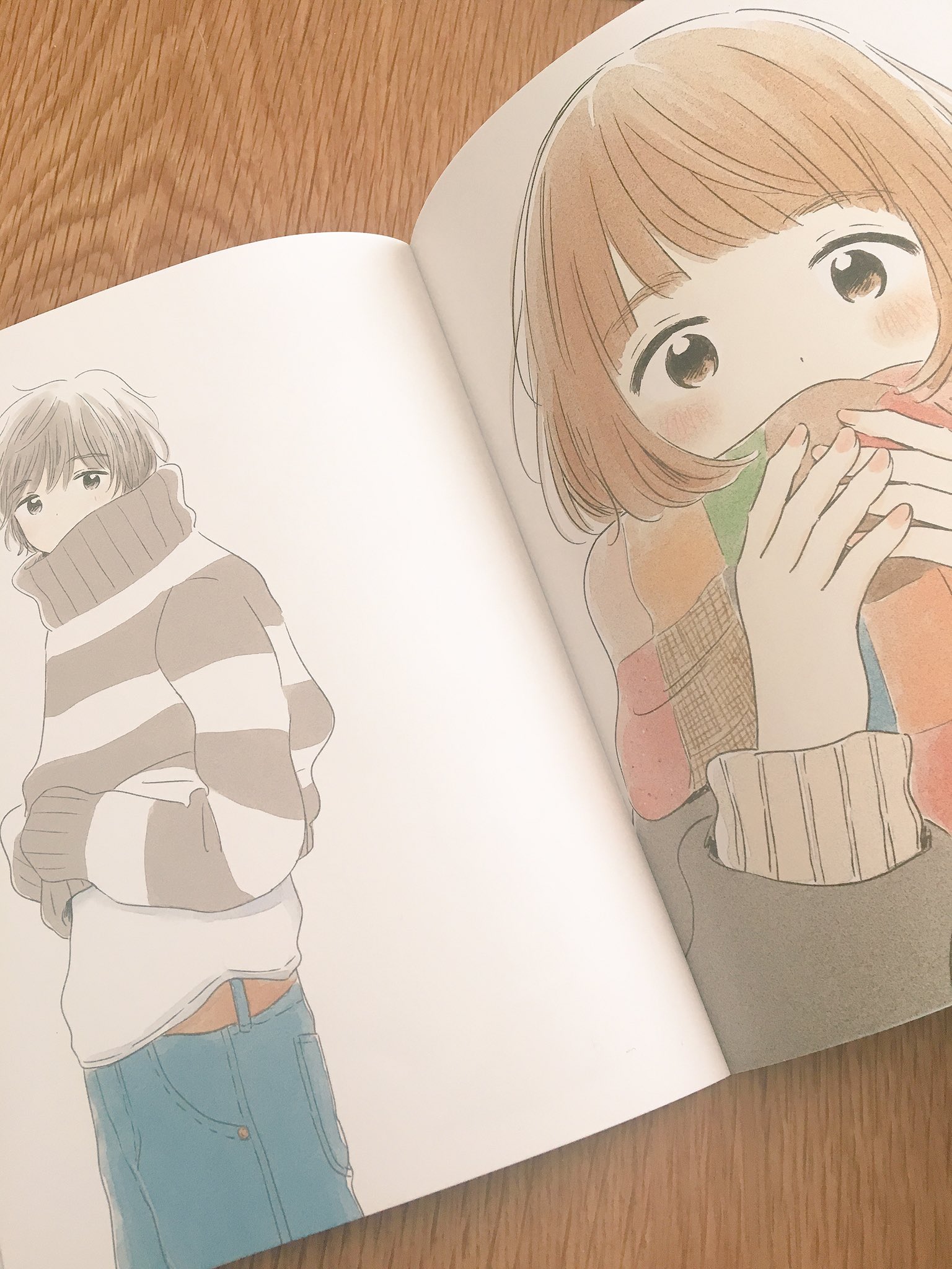 いつか 作品集 いつの日か 発売中 そういえばイラスト本届いてました 中身はこんな感じです T Co Iqiza11aau Twitter