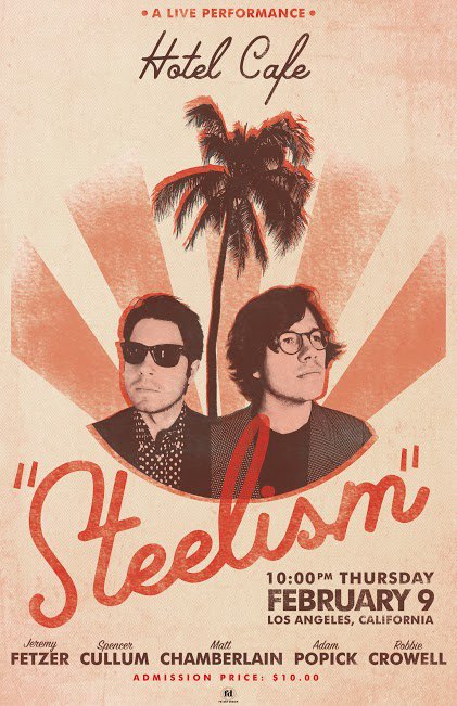 AMERICANAFEST's tweet photo. Los Angeles! Do not miss @steelismmusic this THURS FEB 9th @thehotelcafe . 10pm show. $10 tix ☞ https://t.co/2ZWUmZtMTx https://t.co/3N10B4EHxm