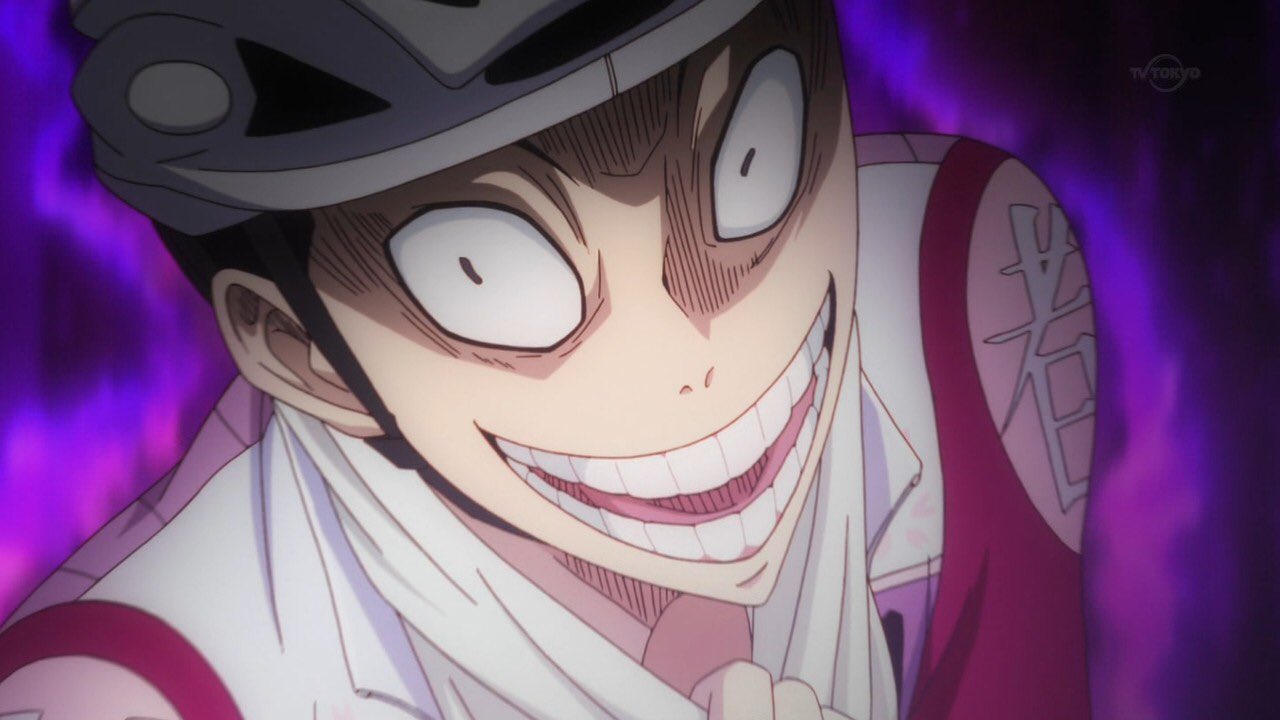 鳴神 弱虫ペダルng 第5話 最速の豆粒 鳴子をオールラウンダーに転向させるとか レギュラーにすら大きな変革を求めてくる激動の展開が凄い 後半 鳴子の行く末を賭けた勝負どころに御堂筋くん登場のあたりはゾクゾクした あの悪役オーラ全開なのが