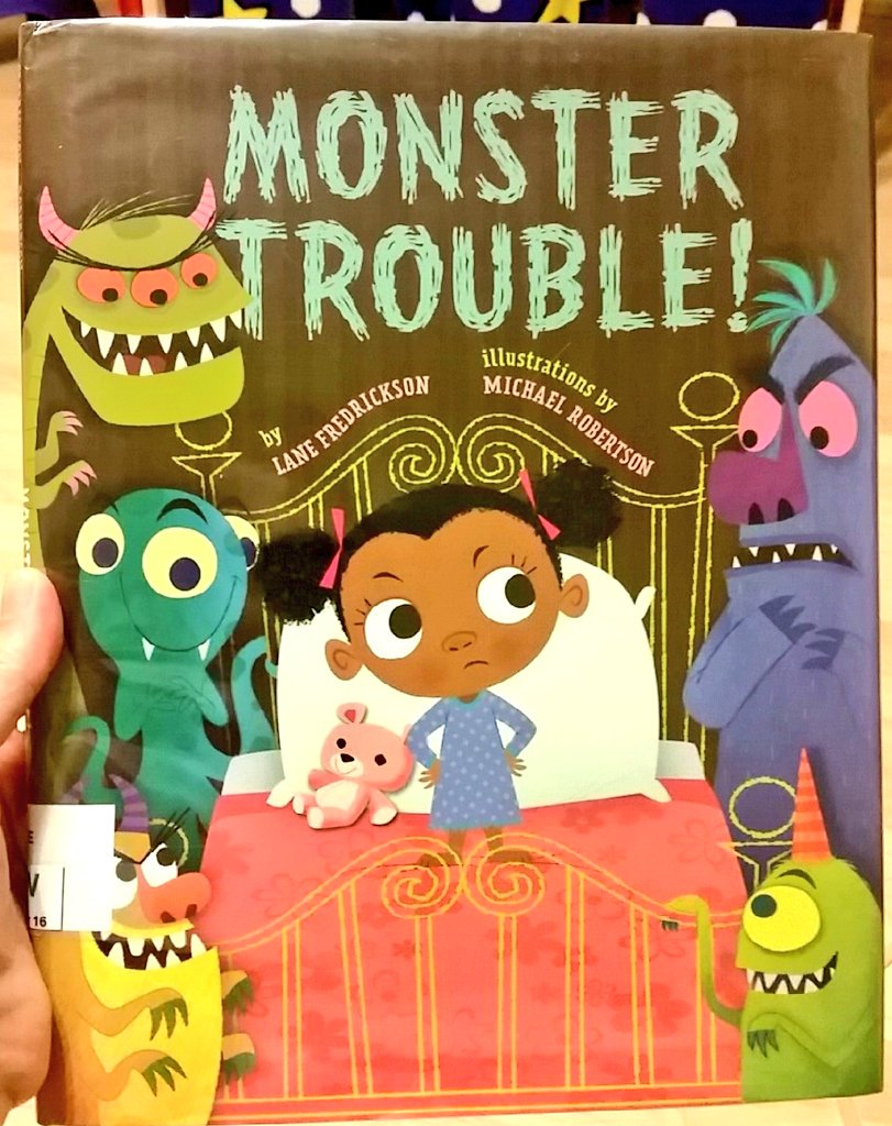 JCDavisAuthor's tweet photo. #pbfave MONSTER TROUBLE! by Lane Fredrickson. Perfect rhyme, perfect humor, and perfectly adorable art make for an awesome bedtime read. https://t.co/CHc8pPeWxY