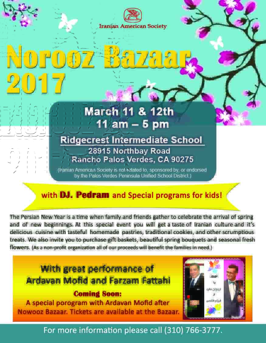 iascal_org's tweet image. Upcoming Event!
IAS Norooz Bazaar 2017
