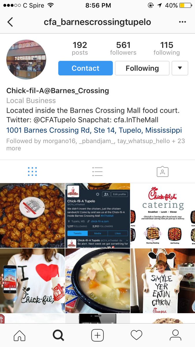 Chick Fil A Tupelo On Twitter Want To Win A Free Meal Follow