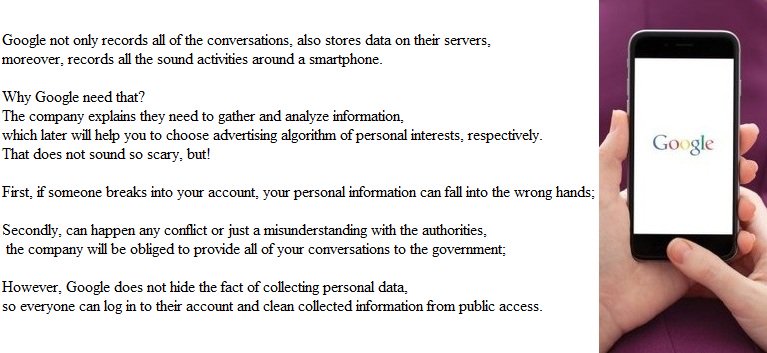 NewzRandom's tweet image. It is not a secret no more that Google listen cell phone conversations.