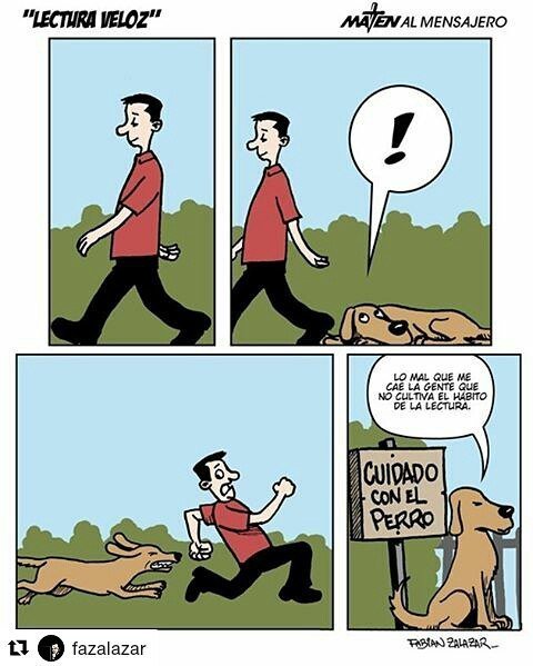 matenlo's tweet photo. Nueva tira de "Lectura Veloz" exclusivo para @matenalmensajero #historieta #comic #comicst… https://t.co/pgsEBSq3ZI https://t.co/8LqpvxQQn1