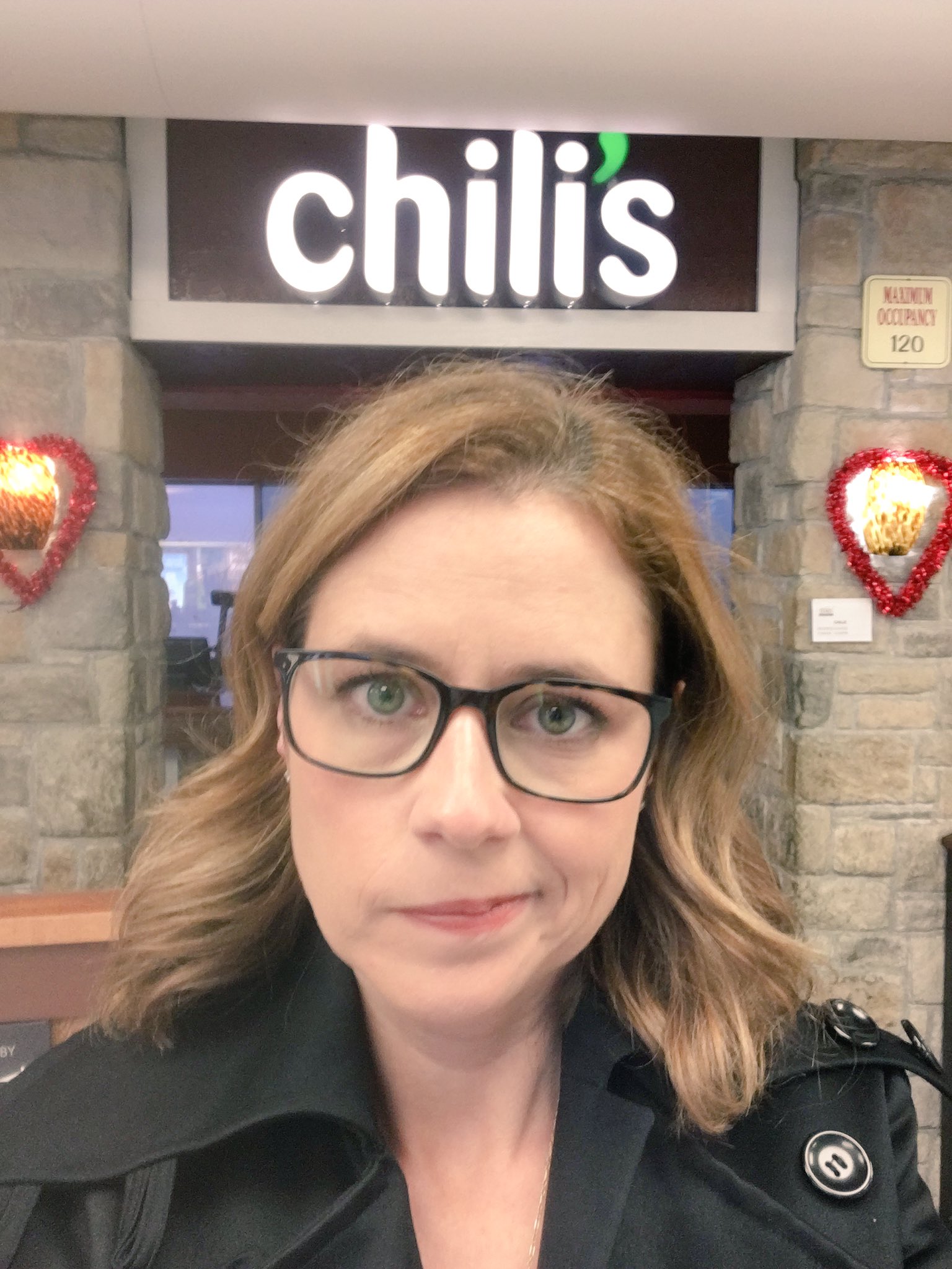 Years later, Chili's has lifted its ban on Pam Beesley / Twitter