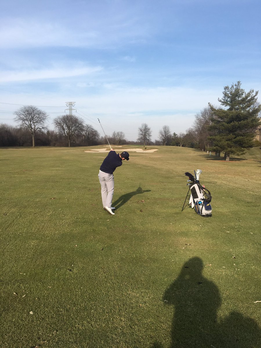 February golf? So nice to be able to get out and watch the guys play. I Can't wait for our first tournament of the spring. @ToledoMensGolf