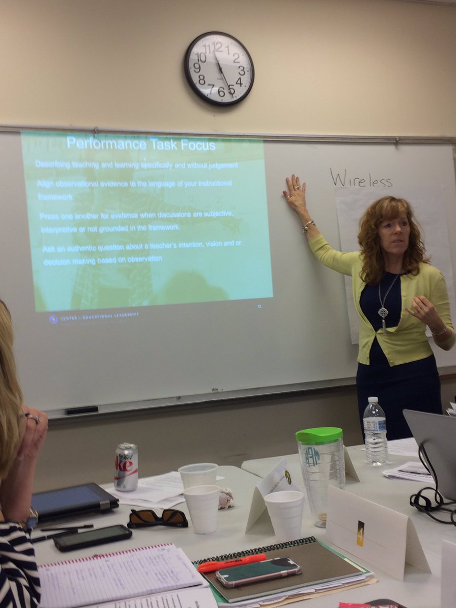 revelas_g's tweet photo. Our performance task focus reminder from our facilitator, Deb Winking. #FLCLA2016 ⚓ https://t.co/HFupsJgIZ5