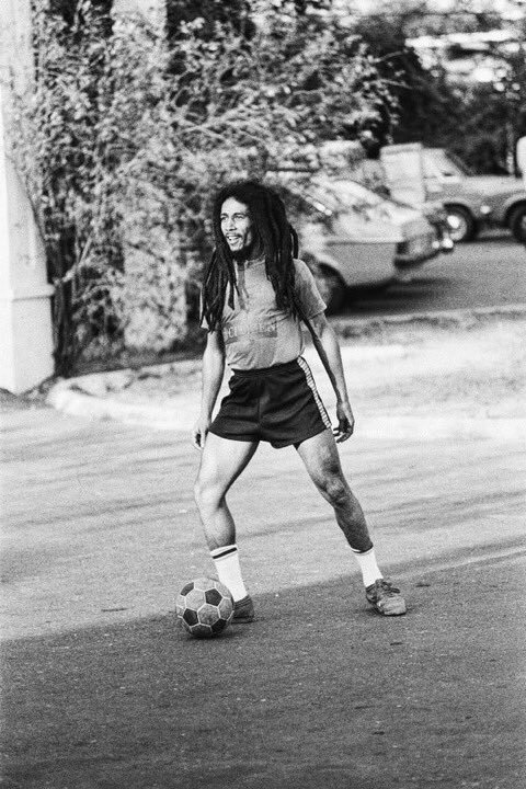 \"Football is freedom.\"

Happy Birthday Bob Marley! 