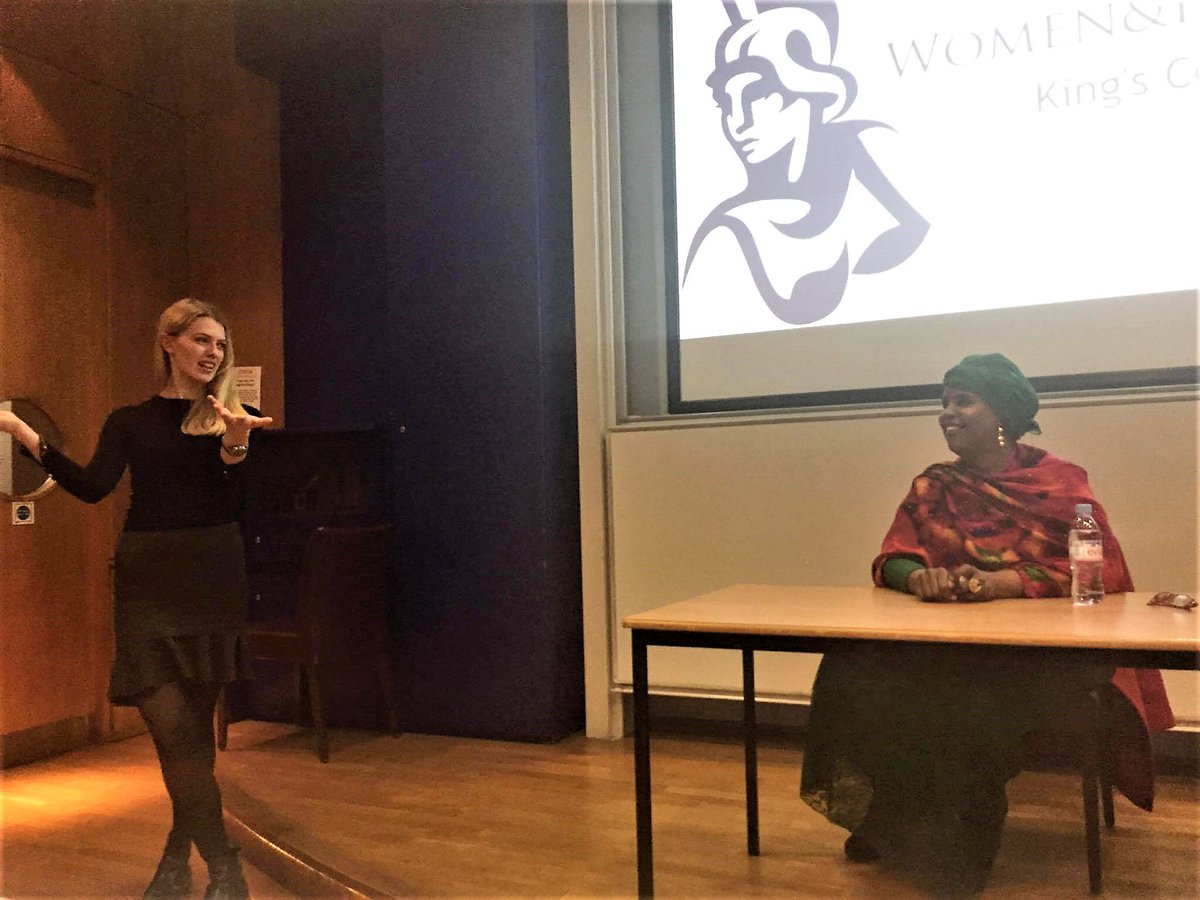 kclwomenpol's tweet photo. Thank you to the incredible @HiboWardere for her very personal but powerful talk on female genital mutilation. #endFGM https://t.co/ONMLAvwSiO