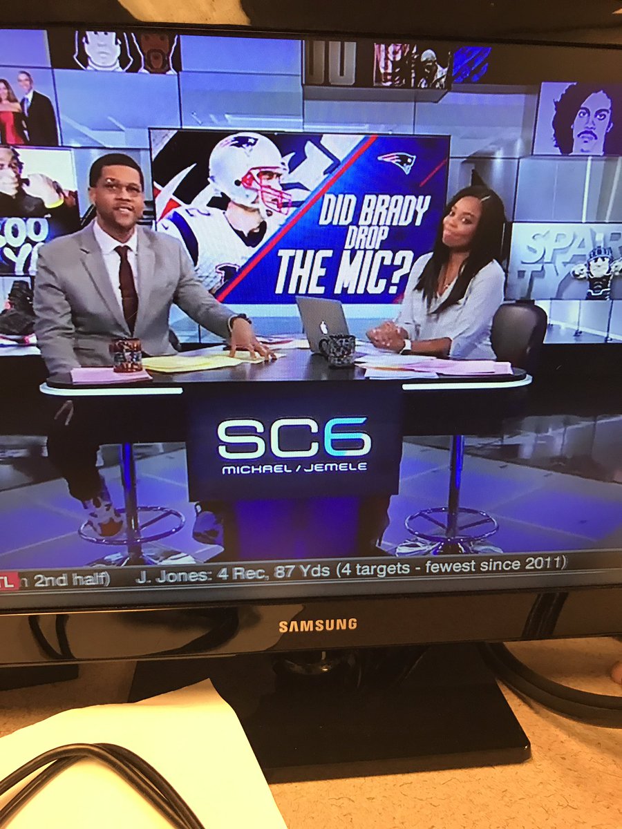 JustinTinsley's tweet photo. Let's go, @jemelehill, @michaelsmith!! #SC6 @JazEalexander https://t.co/WVN5hrICpF