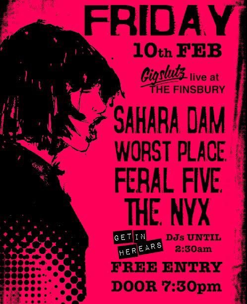 Thrilled to announce we're headlining <a href="/TheFinPub/">The Finsbury</a> this Friday for <a href="/Gigslutz_/">Gigslutz</a> Free entry, no excuses, come party 🎉