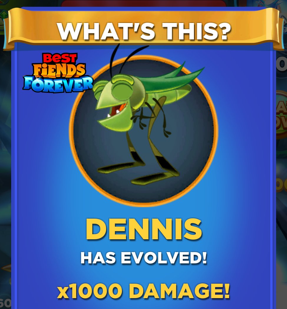 Barbiekaril's tweet photo. I've just evolved Dennis in #BestFiendsForever - Download FREE - https://t.co/JhTUPr4nFy via @BestFiends https://t.co/pC5FVlU83a