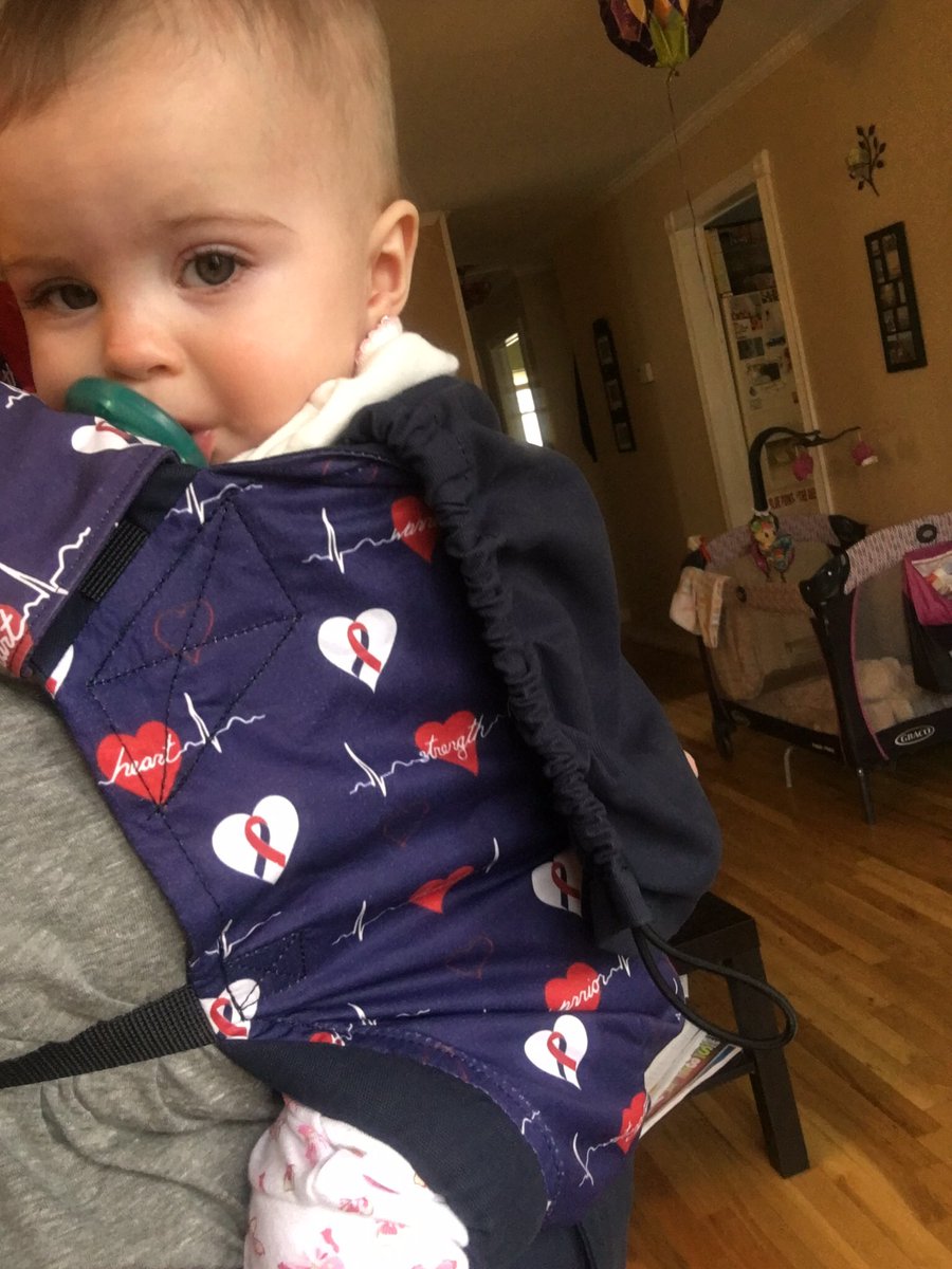 kasraux's tweet photo. It's CHD awareness week. 1 in 100 babies will be born w/a CHD. I ❤️ that babywearing allows me 2 keep my HW close @Baby_TULA #CHDawareness https://t.co/9tTvZDQtEB