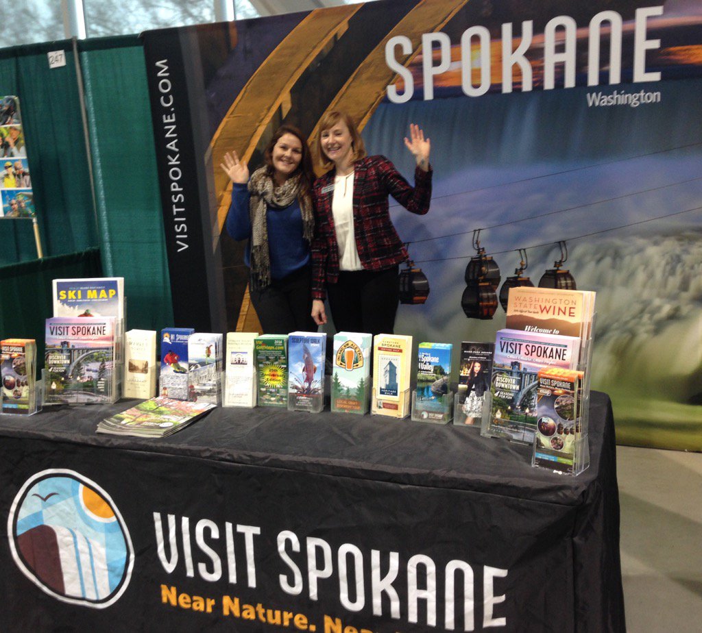 MeetSpokane's tweet image. Today, we delivered cookies to exhibitors. Tomorrow and Wednesday, we're doling out #Spokane info @SpokaneAgExpo.