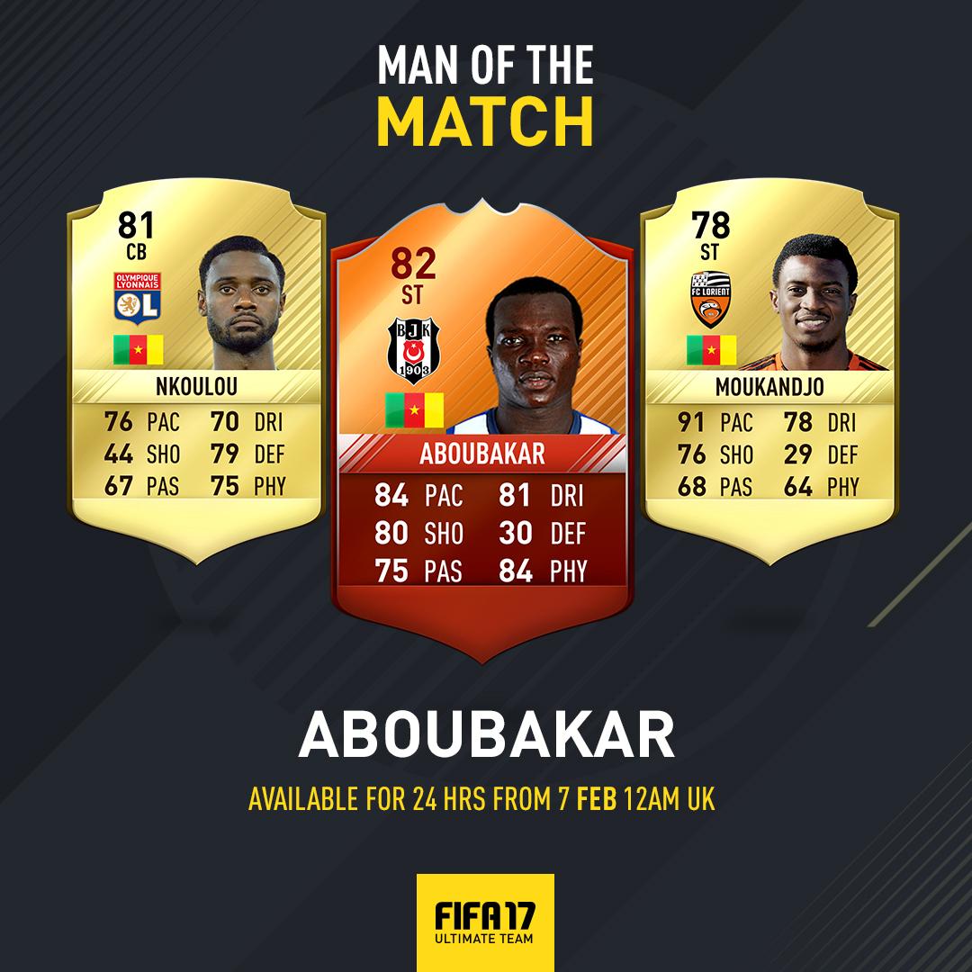 Benchednation's tweet photo. FUT IMOTM Aboubakar is now available for the next 24 hours! https://t.co/bu6QQXoLTf #FUT #IMOTM https://t.co/UFngd69s6v