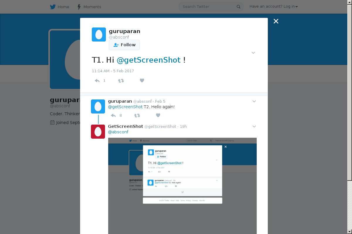 GetScreenShot tweet media
