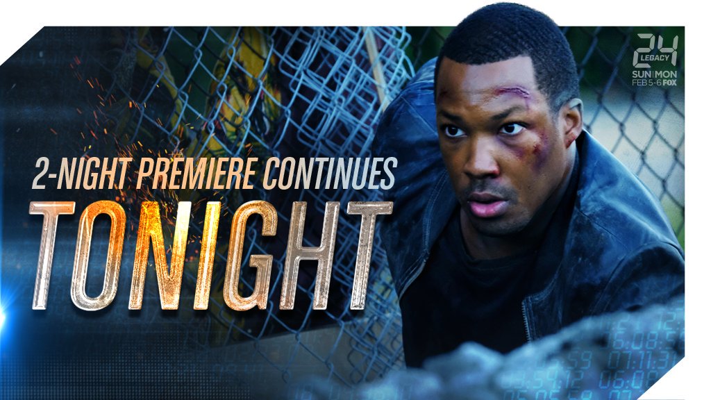 The 24 Legacy Two-Night Premiere Continues TONIGHT!!!
"JOIN" The “24: LEGACY” Facebook GROUP!
facebook.com/groups/24Legac…
#24Legacy #24FOX
