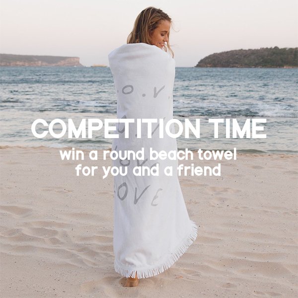 ivoryanddeene's tweet photo. In celebration of Valentine’s Day we're giving away 2 Round Beach Towels  - one for you and one for a friend. It's easy. Tag and share xx https://t.co/2HeW5KC3Vb