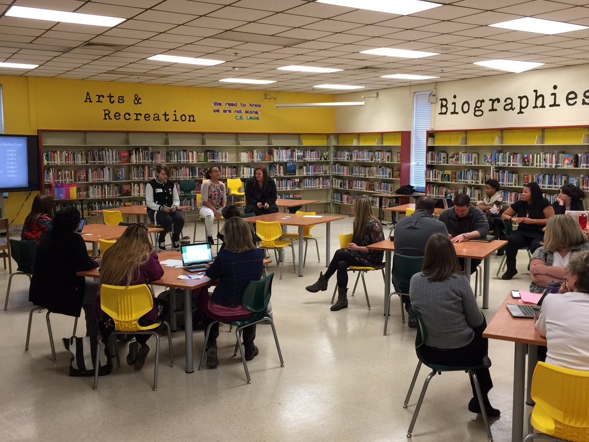 BPowell_BCPS's tweet photo. KHS Student panel visiting SRMS about positive experiences that helped them be successful @KenwoodBCPS @StemBucNation @DrPenK @DrDwarte9 https://t.co/ON4WdBTqlX