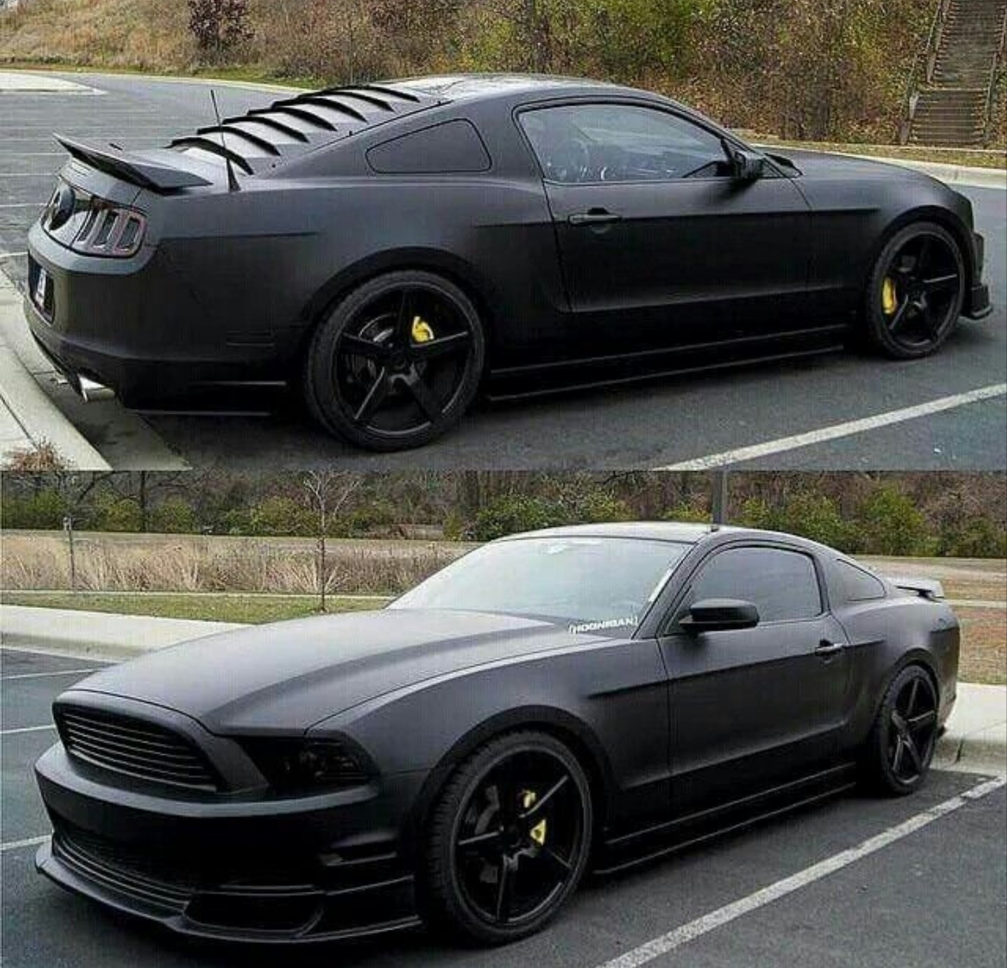 Mustang черный