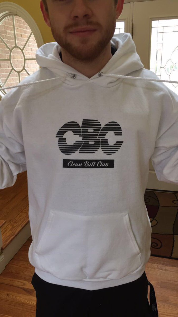 CleanButtClub's tweet photo. Hoodies are available now, DM for purchase! #cleanbuttclub https://t.co/u7cocqYCsR