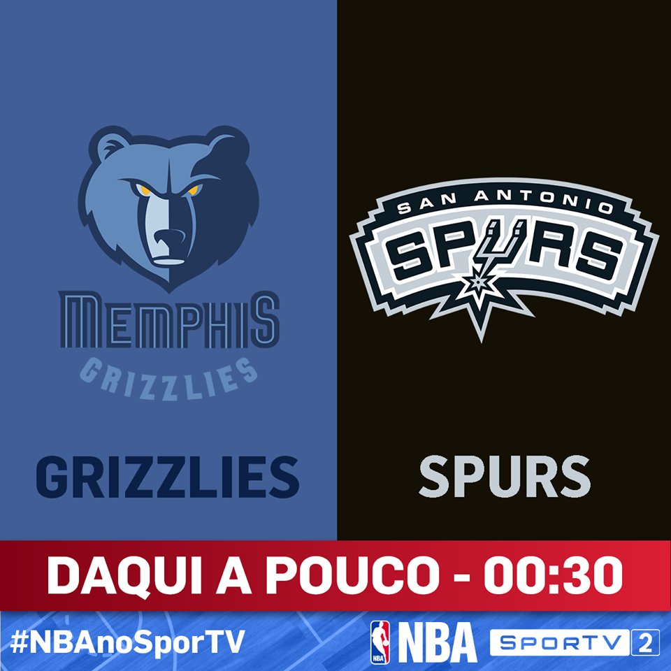 sportv's tweet photo. Pelo melhor basquete do mundo, @memgrizz e @spurs vão pro jogo! O SporTV2 transmite ao vivo, às 00:30! Qual franquia leva? #NBAnoSporTV https://t.co/RZWIXChC9l