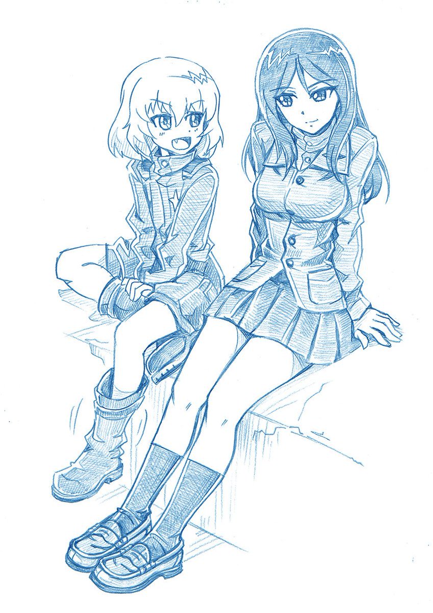 Garupan_dbooks's tweet image. danbooru.donmai.us/posts/2617637 katyusha and nonna (girls und panzer) by bbb (friskuser)