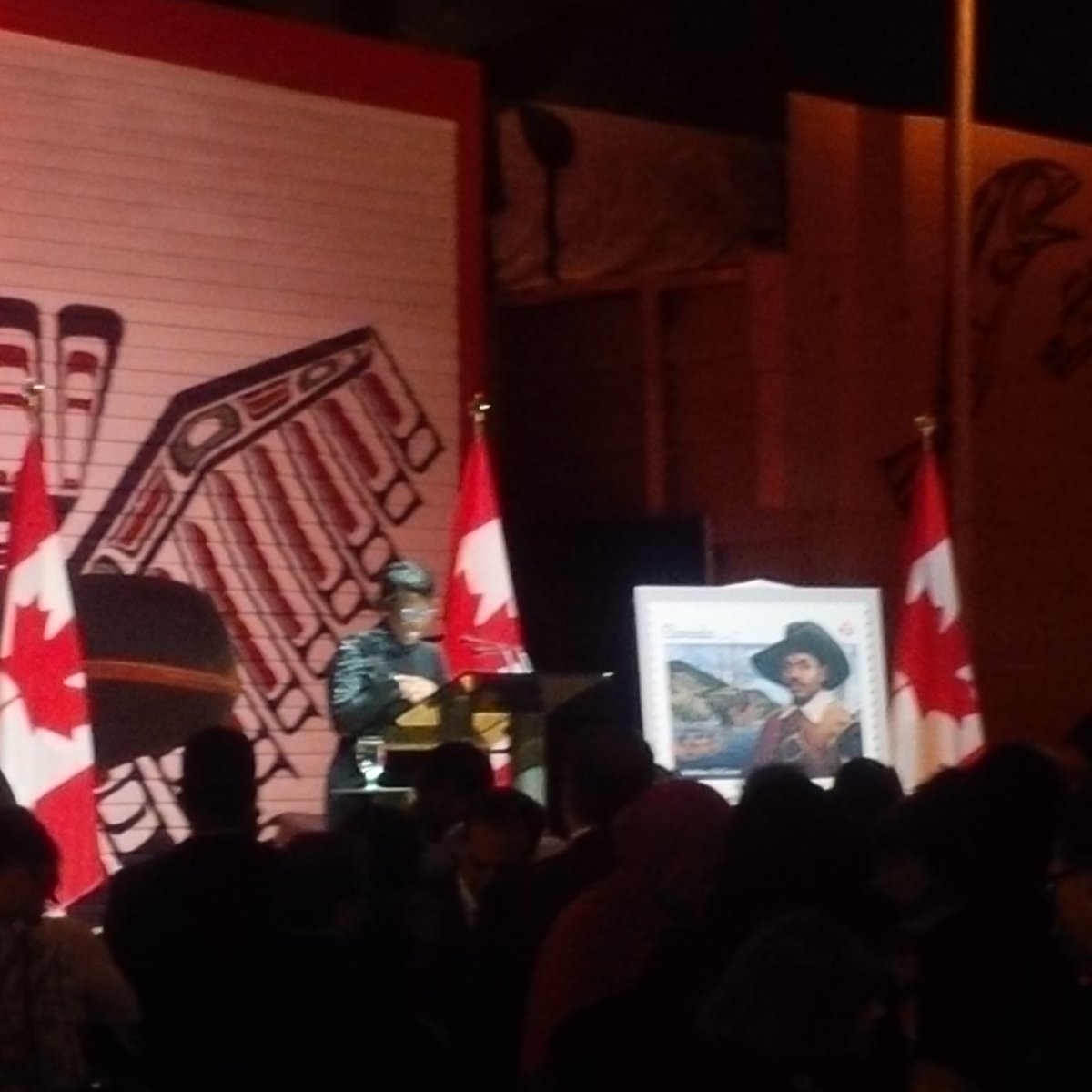 WallaceJlyn's tweet photo. #BHMcelebration #Ottawa #museumOfHistory don't forget to purchase your stamp #mathieuDaCosta https://t.co/qAY8zNBM6R