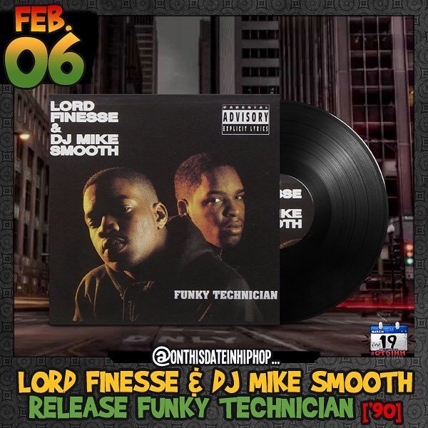 TeamOTDIHH's tweet photo. #OnThisDateInHipHop, @LordFinesseDITC and #DJMikeSmooth released their debut album #FunkyT… https://t.co/s1saTFPZN3 https://t.co/TDQXKPDgmE