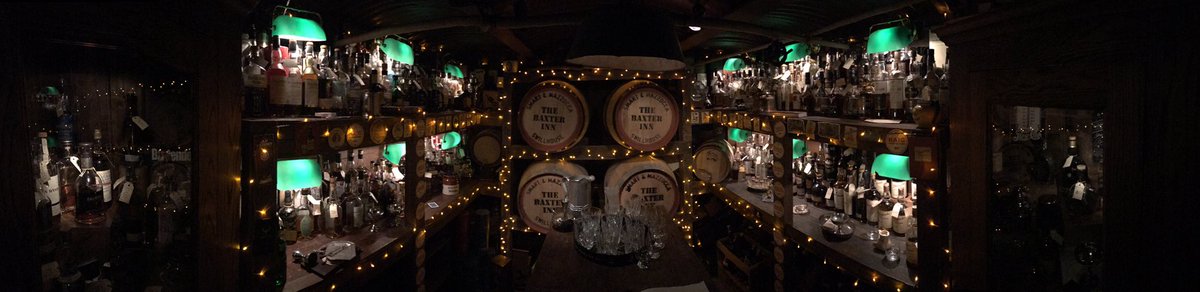 The whiskey cave of dreams with <a href="/abdine/">Alan Abdine</a> <a href="/GeoffLRamsey/">Geoff Ramsey</a> <a href="/MPHadwin/">Michael P. Hadwin</a> <a href="/ClarissaATX/">Clarissa Gonzalez</a> They have some $800 per measure Scotch in here.