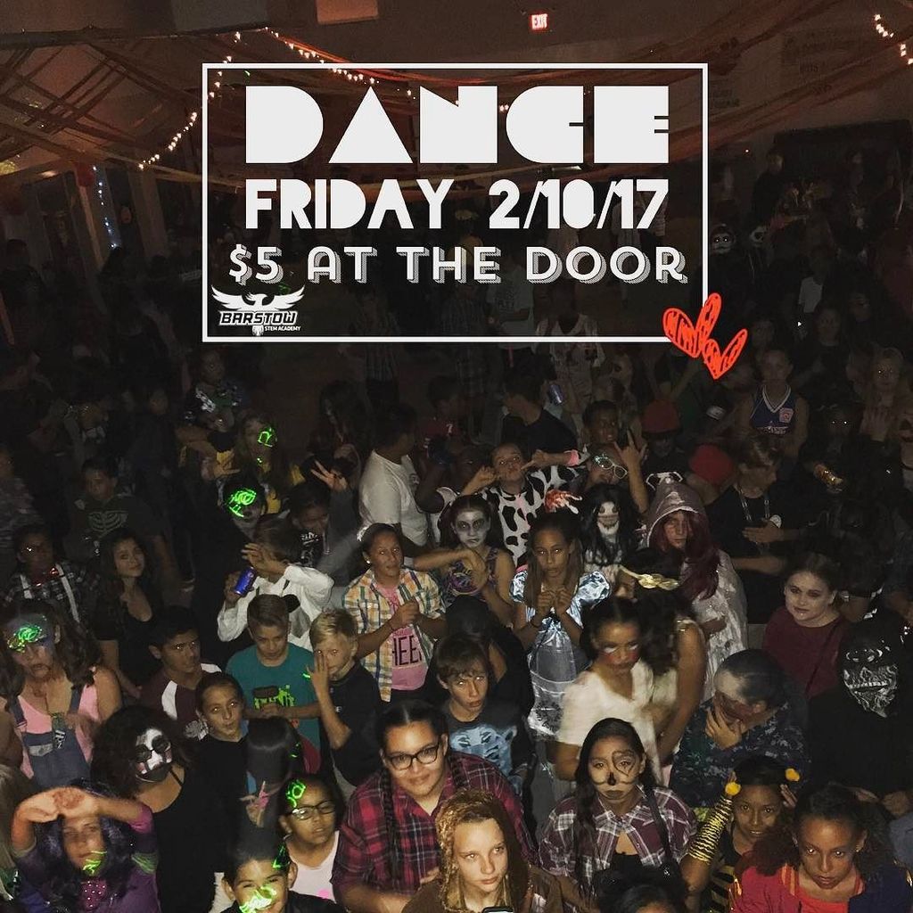 BarstowSTEM's tweet photo. #stemasb is hosting the annual sweetheart dance on Friday 2/10. Cost is $5 at the door. β¦ https://t.co/9bY8Hnv4xy https://t.co/14JWQYqE0A