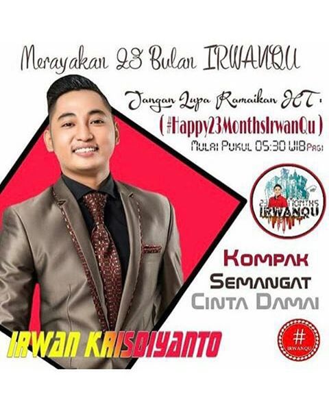 <a href="/DA2_Irwan/">Irwan Krisdiyanto</a> 🎉🎉🎉🎉 
#Happy23MonthsIrwanQu