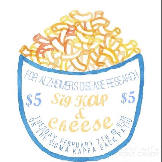 Stop by <a href="/UCASigKap/">Sigma Kappa</a> tomorrow at 5:30 for Mac &amp; cheese!!