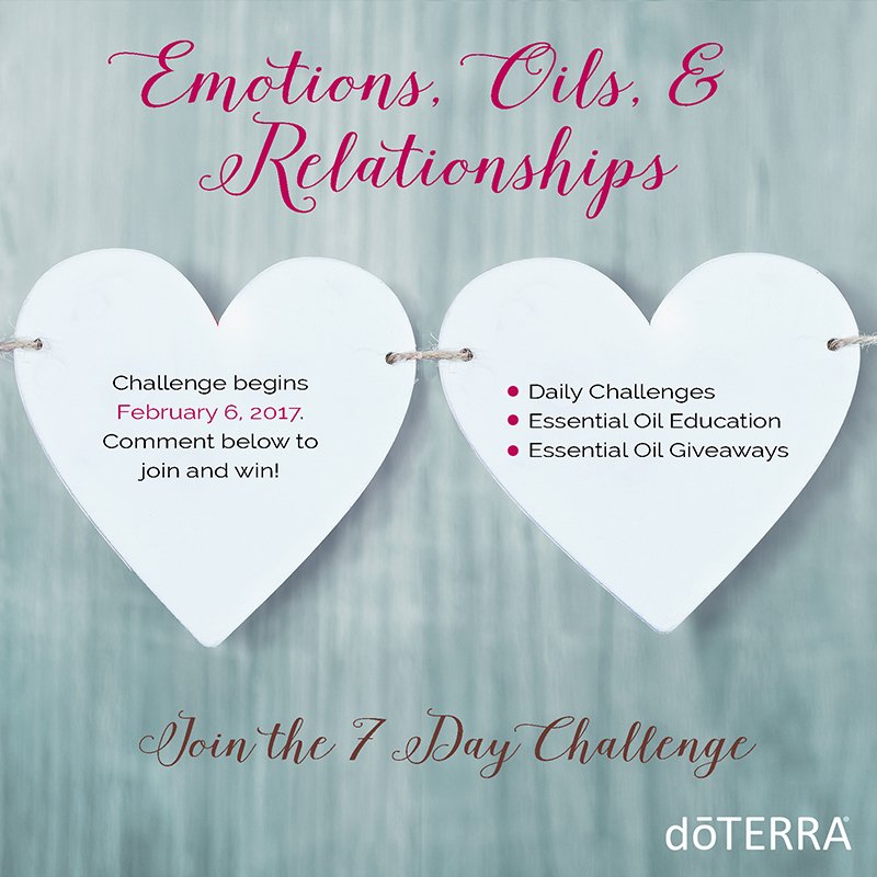 considergrace's tweet image. Today, we will kick off our Emotions, Oils, &amp;amp; Relationships 7 Day Challenge. Comment each day for your chance to win an Essential Oil!