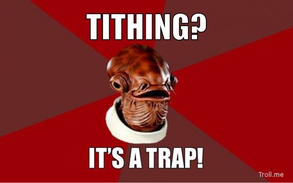 WMmoneywise's tweet photo. Don't forget there's a difference between tithing and giving! Some #WMmoneywise humor as you create your giving plan this week #GetMoneyWise https://t.co/oxc10p8n0D