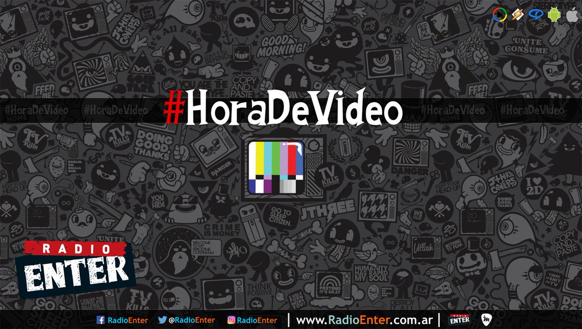 radioenter's tweet photo. #Amigos #RadioEnterinos esperamos hayan disfrutado este nuevo capítulo de #HoraDeVideo por la #Enter,#Mañana nos reencontramos #bye #bye https://t.co/iprq7PXXXU
