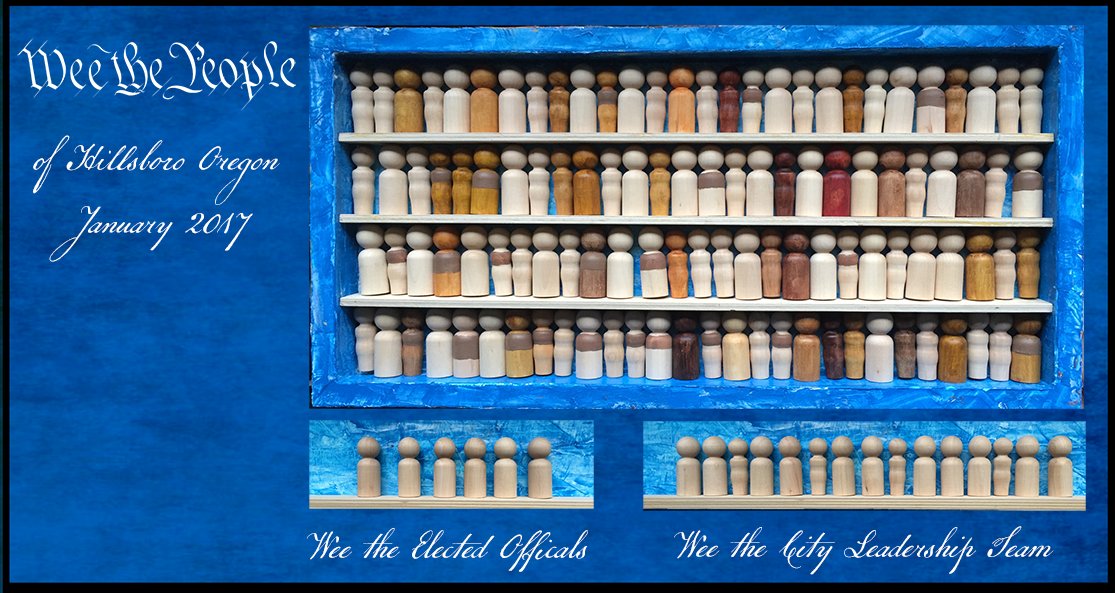 visualsspeak's tweet image. If @CityofHillsboro consisted of 100 people... #WeeThePeople #Hillsboro