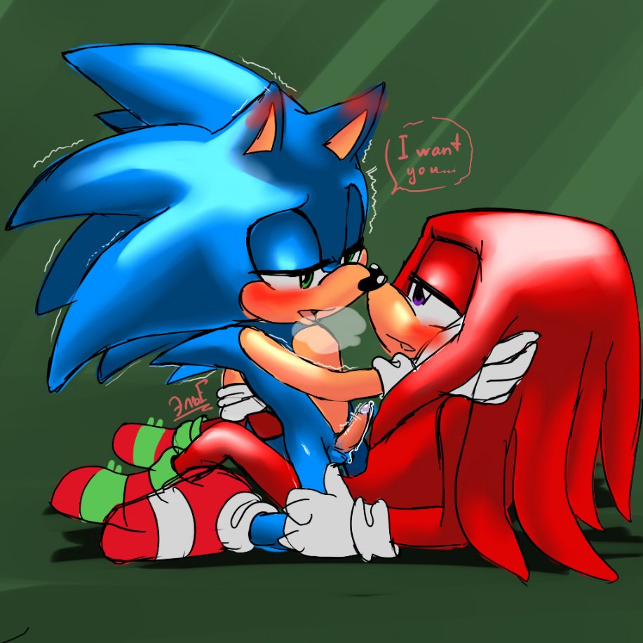 Knuckles Sonic Gay.