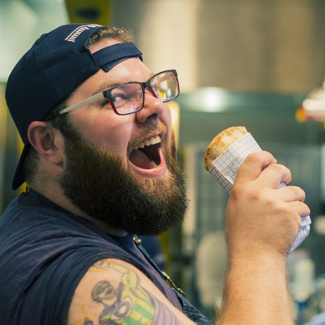 Souvas give you strength! Our resident strong man Davin starts everyday with a Souva… #souvatime #melbourne #foodie