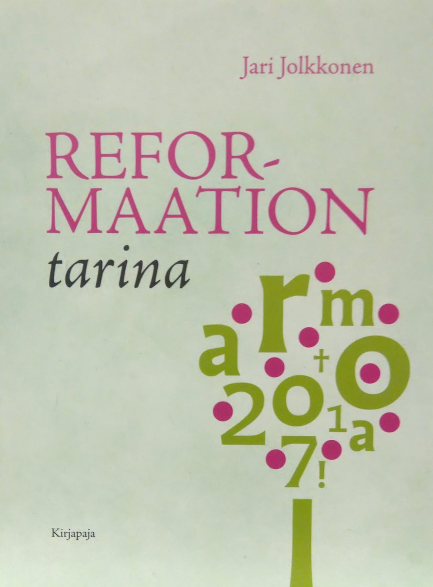 Kiitos <a href="/PiispaJari/">Jari Jolkkonen</a> todella antoisasta Reformaation tarina kirjasta. Pitäisikö kirjan helmet julkaista myös nettisukupolvelle?