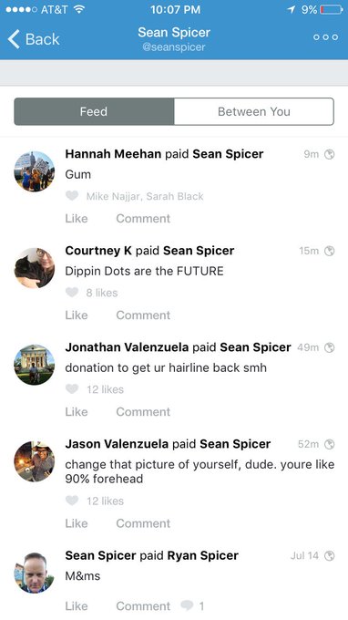 Venmo transaction humor: Scrolling through the emojis and jokes of the  payment platform.