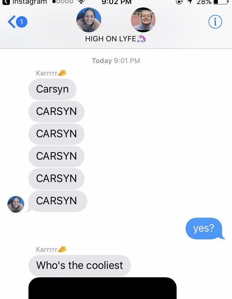 CarsynZumpfe's tweet photo. what @lauren_riley10 and i have to deal with lol #cooliest https://t.co/scXqcjhI1O