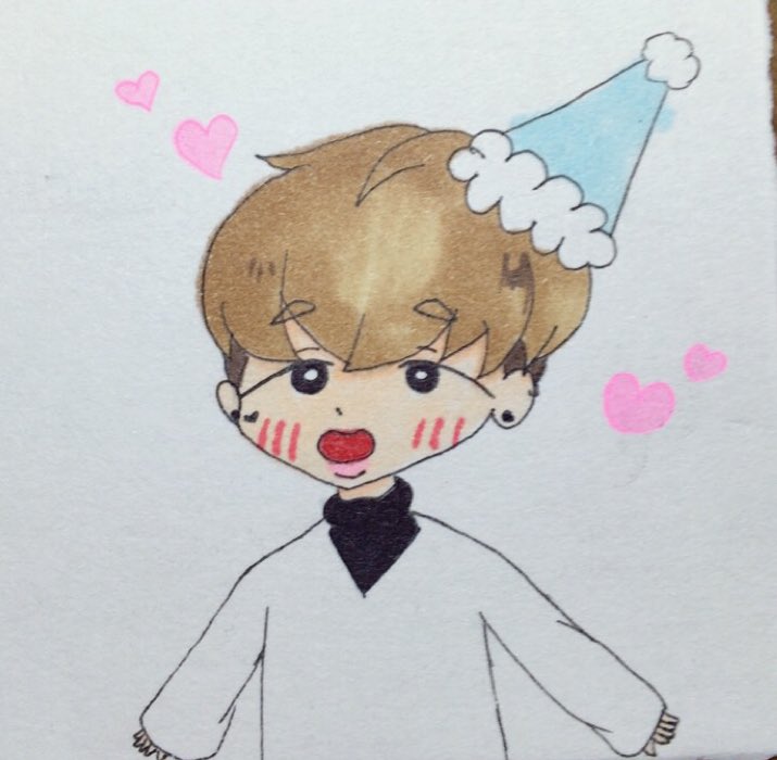 지나 Jinhwanderfulday センイルチュカヘヨ 遅くなってごめんね 修正多いww Jinhwan Ikon イラスト 誕生日 Bi Bobby Junhoe Donghyuk Yunhyeong Chanwoo ジナン T Co Kl9miltsgy