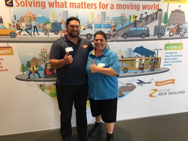 Congrats to Z staff members &amp; scholarship recipients Luana Tupou and Nathan Taramai who completed their degrees today #ZforNZ