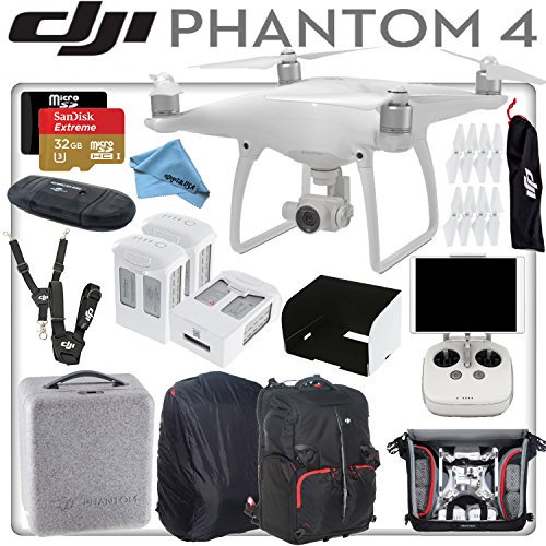 DJI Phantom 4 Quadcopter with eDigitalUSA Professional #bestdrones quaddronesbay.com/product/dji-ph…