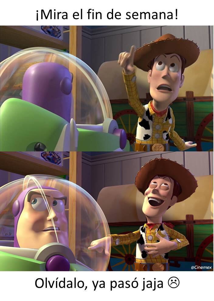 Así todos mis fines de semana. #ToyStory