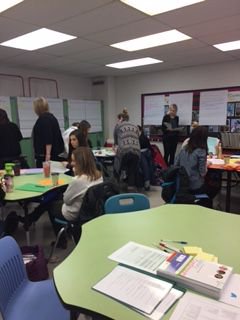 evergreen_sd's tweet photo. Meaningful &amp; purposeful collaboration - Ts &amp; Ps in Gr. Groups-descriptors of WRITING #assessment @mbteachers E/M PD @drgjms @FountasPinnell https://t.co/uBTarsCyGt