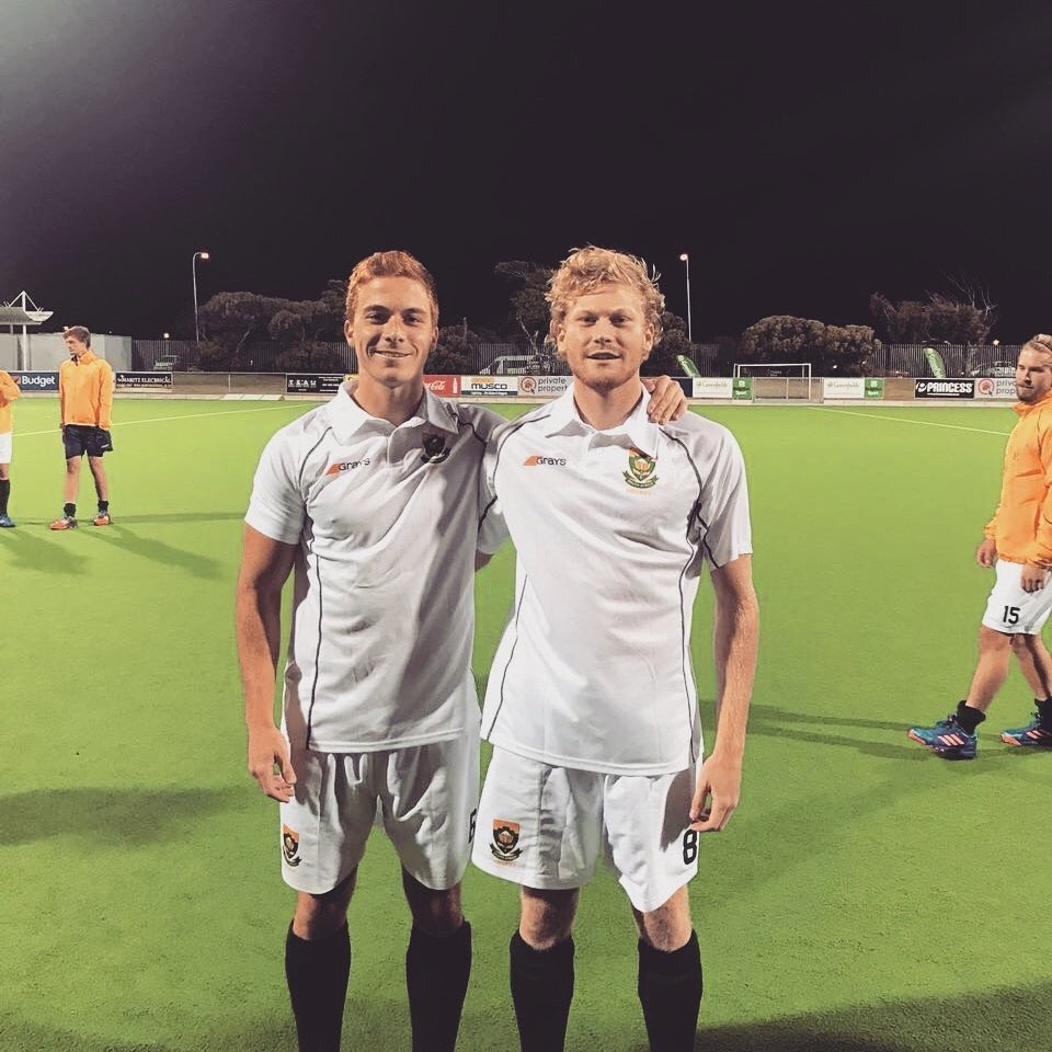 SA_Hockey_Men's tweet photo. The following made their debuts for SA:
Siyavuya NOLUTSHUNGU
Andrew HOBSON
Che FEBRUARY
Daayan CASSIEM
Matthew DE SOUSA #CTSummerSeries https://t.co/gQqxj3CTbD