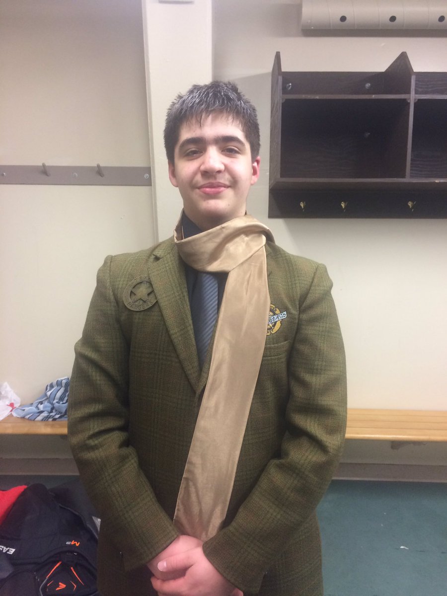 2K2Rangers's tweet photo. Tonight's Player of the game, with 30 saves, #32 Xavier Dusablon. #werise #swaggerjacket https://t.co/0wUhFuywWs