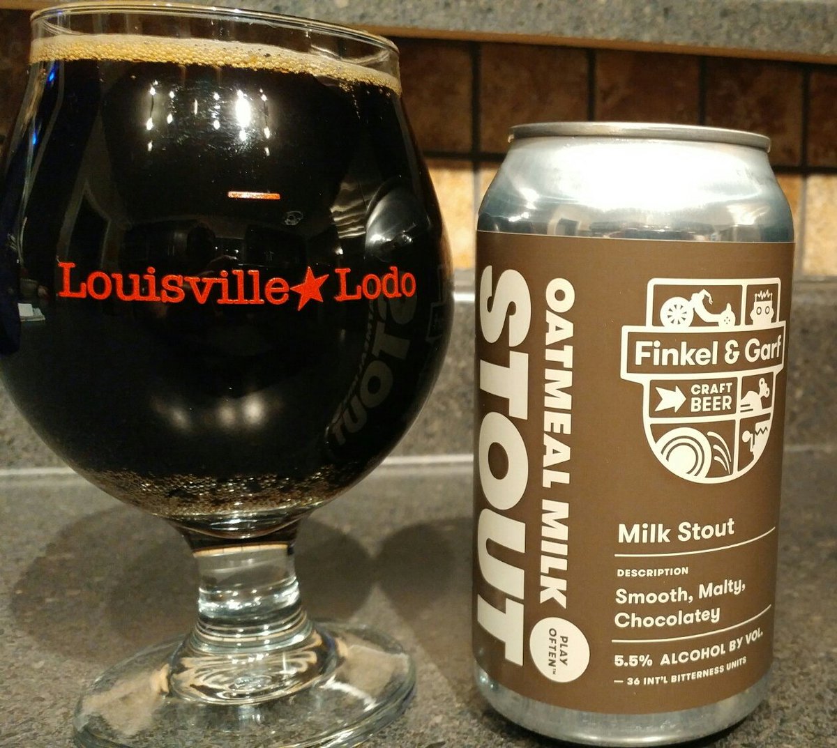 Hey <a href="/finkelandgarf/">Finkel & Garf Beer</a> ! Celebrating Stout Month with your delicious Oatmeal Milk Stout!  Good stuff!  #dailystout